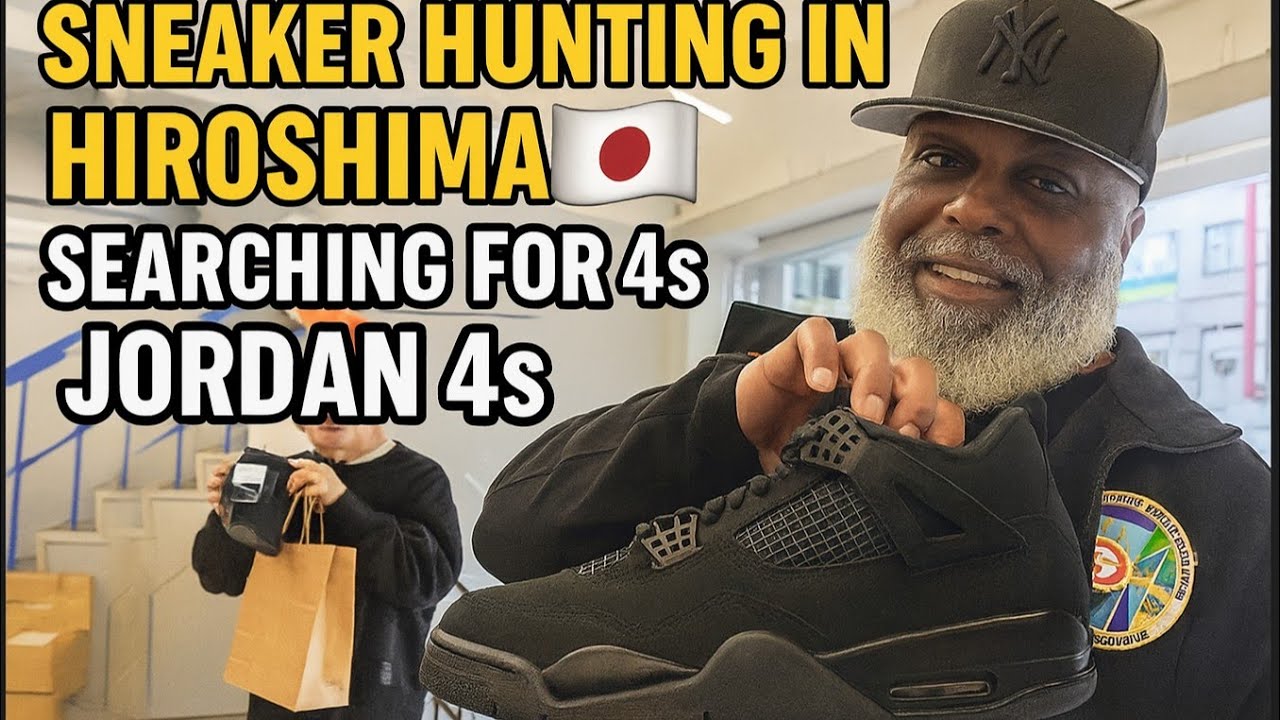 Sneaker Hunting in Hiroshima 🇯🇵 | Searching for Jordan 4s