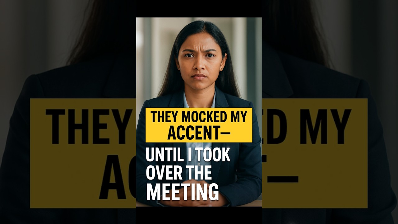 They Mocked My Accent&mdash;Until I Took Over the Meeting #shorts