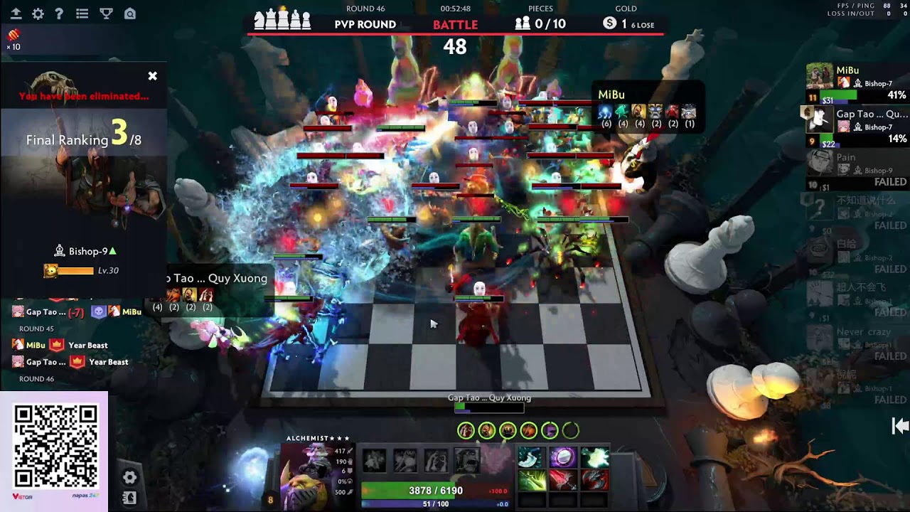 Pain Dota2 autochess