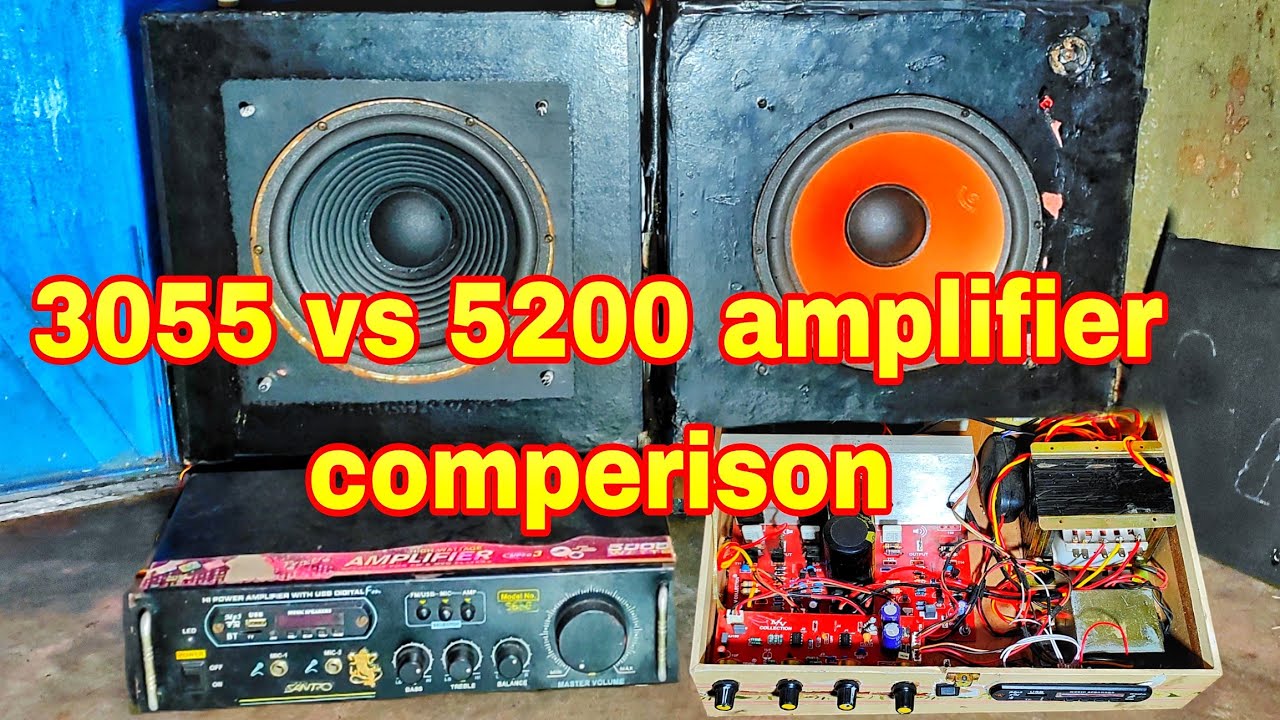 3055 vs 5200 amplifier comparison