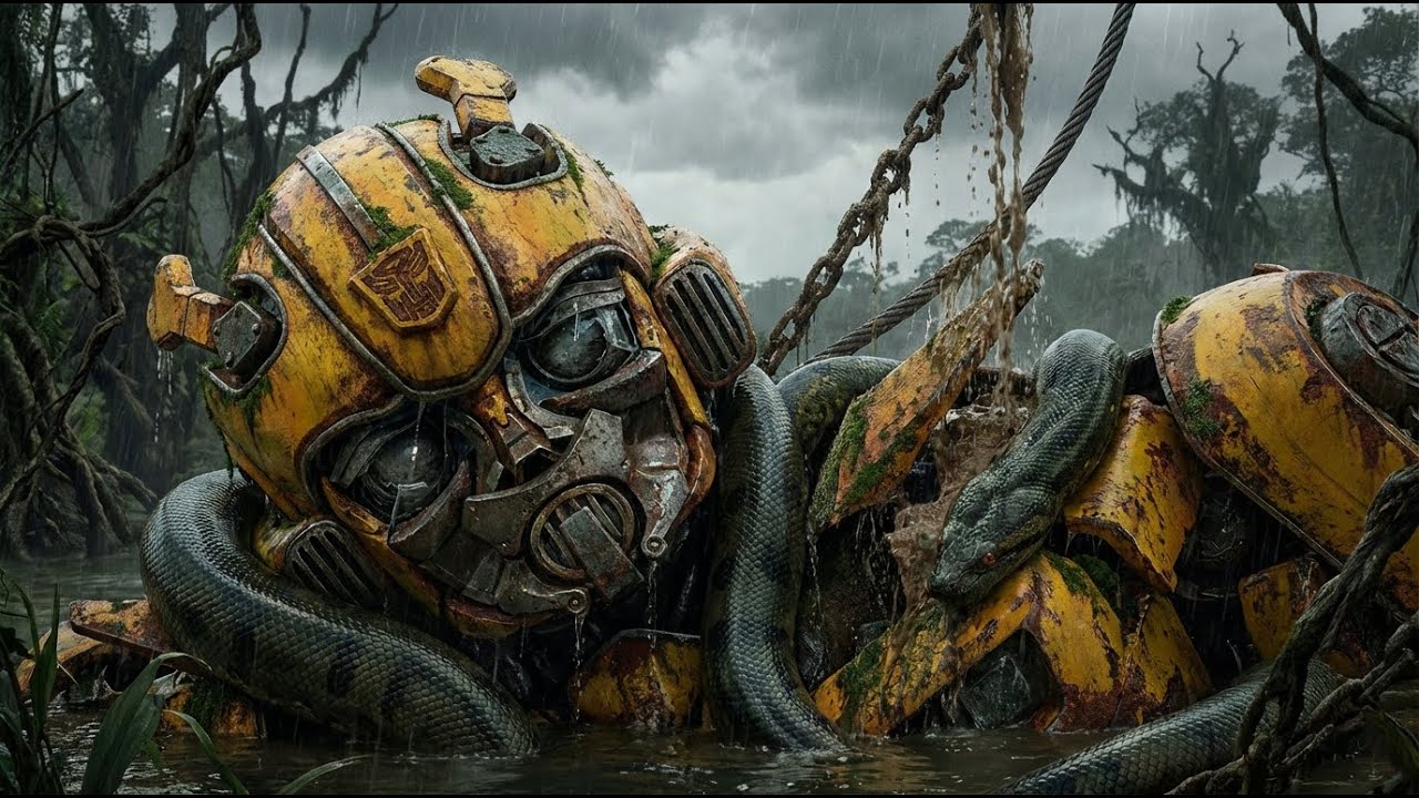 Optimus Prime & Arcee Restoring Abandoned Bumblebee: Buried in Amazon Swamp for 10 Years  | ASMR