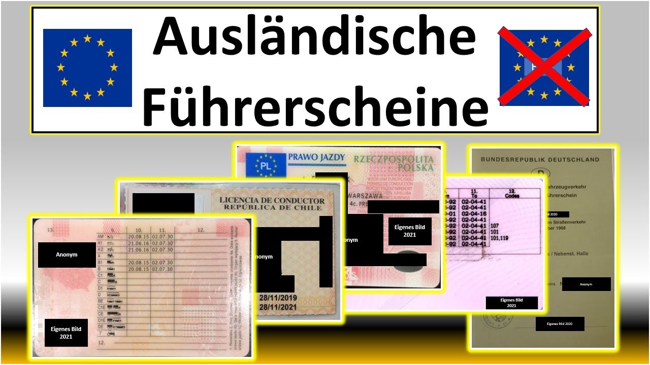 Ausländische Fahrzeugführer in Deutschland. Wer darf hier mit seiner Fahrerlaubnis fahren?