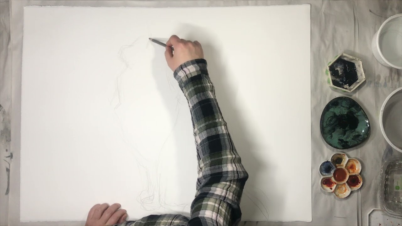 Black cat - free painting - Part2