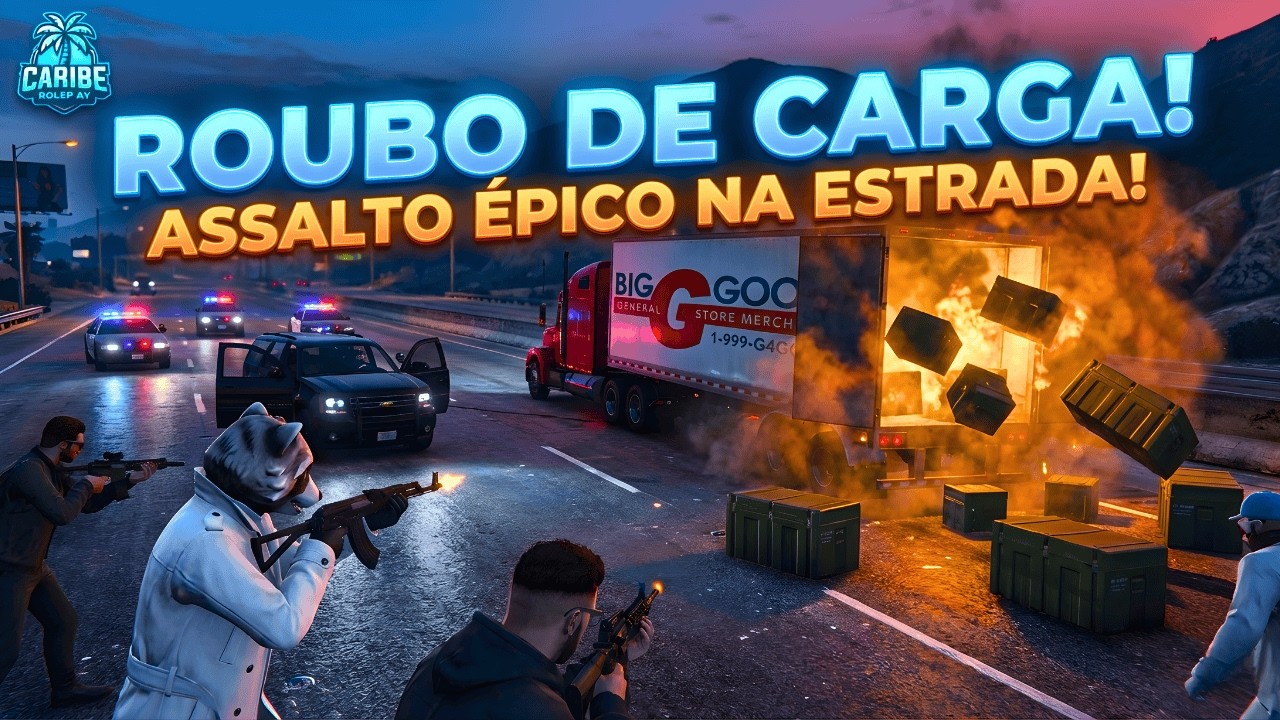 Revolucionei o Ilegal da Cidade: Criei Assaltos a Caminhões na Rodovia no GTA RP! (Devlog)