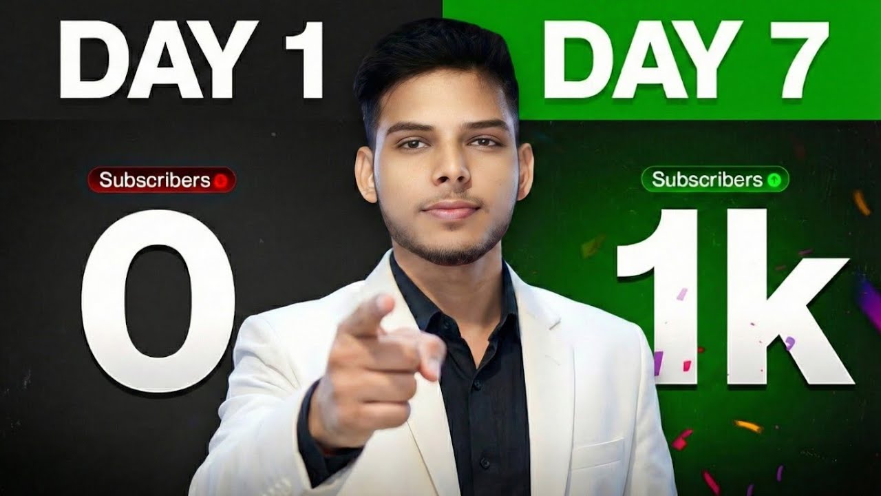 सिर्फ ये काम कर लो 🤔 1k Subscribe Complete Ho Jayega | YouTube Growth Tips