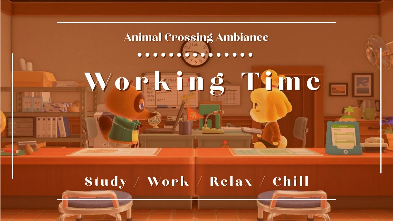 ACNH Work With Me | 2 Hours of Lo-fi Radio for Getting Work Done | Study & Work Session | Cozy GP