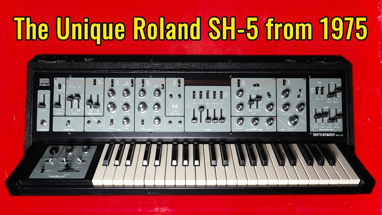 Уникальный Roland SH-5 1975 года