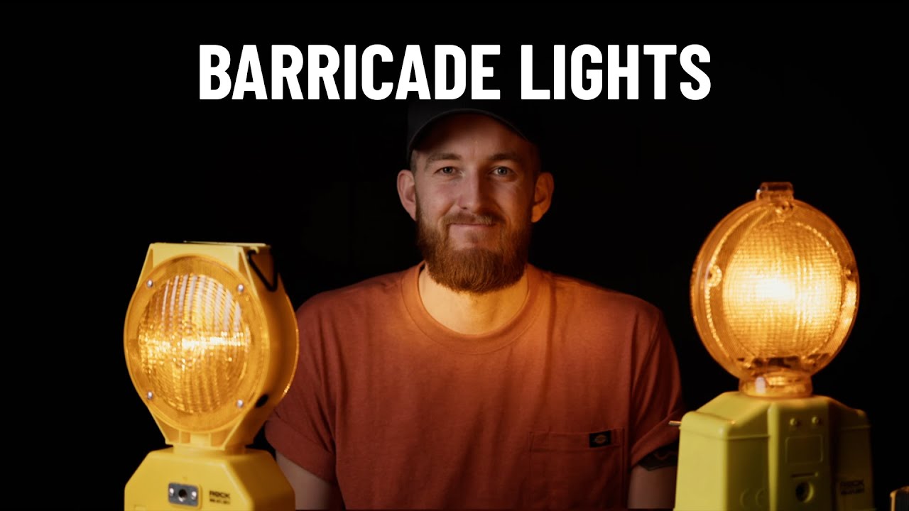 Barricade Lights - Solar vs Battery Powered
