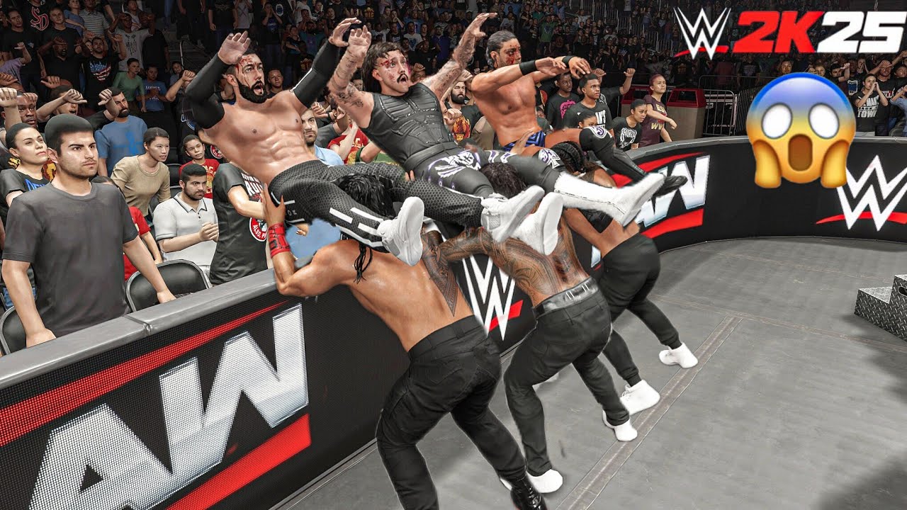 OG Bloodline destroys New Judgment Day at Monday Night Raw | WWE 2K25 Gameplay