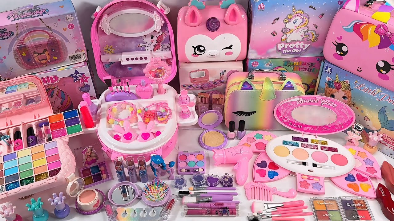19.51 Minutes Satisfying Video with Unboxing Girls Makup, Cute Toys, ASMR