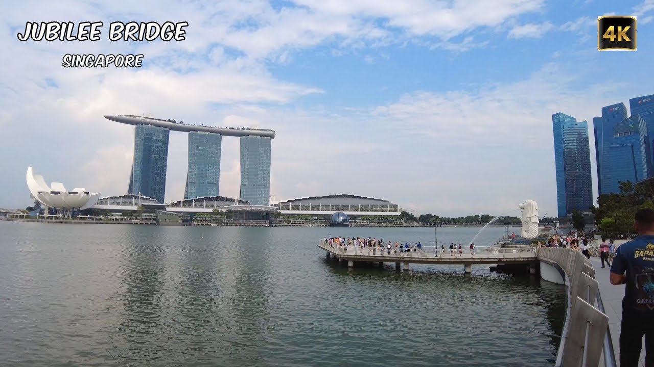 Jubilee Bridge Singapore | Sep 2022 [4K]