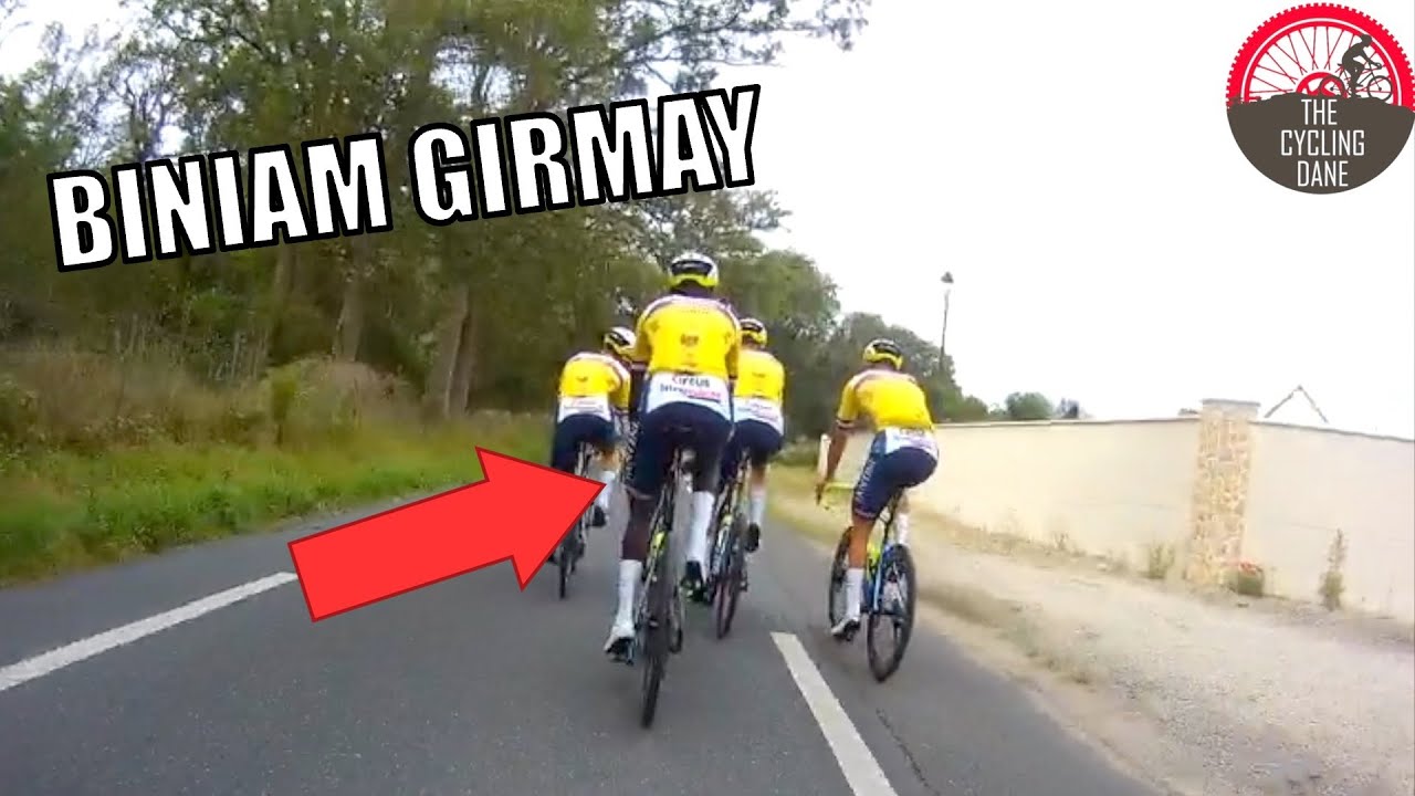 Biniam Girmay and Intermache Wanty RECOVERY RIDE Tour de France 2024