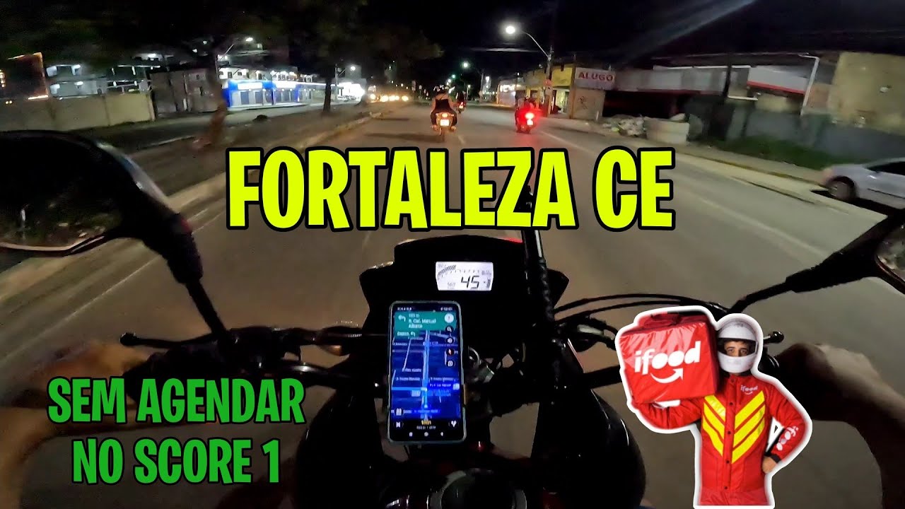 TESTEI O IFOOD ENTREGADOR EM FORTALEZA A NOITE SERÁ QUE TOCOU?