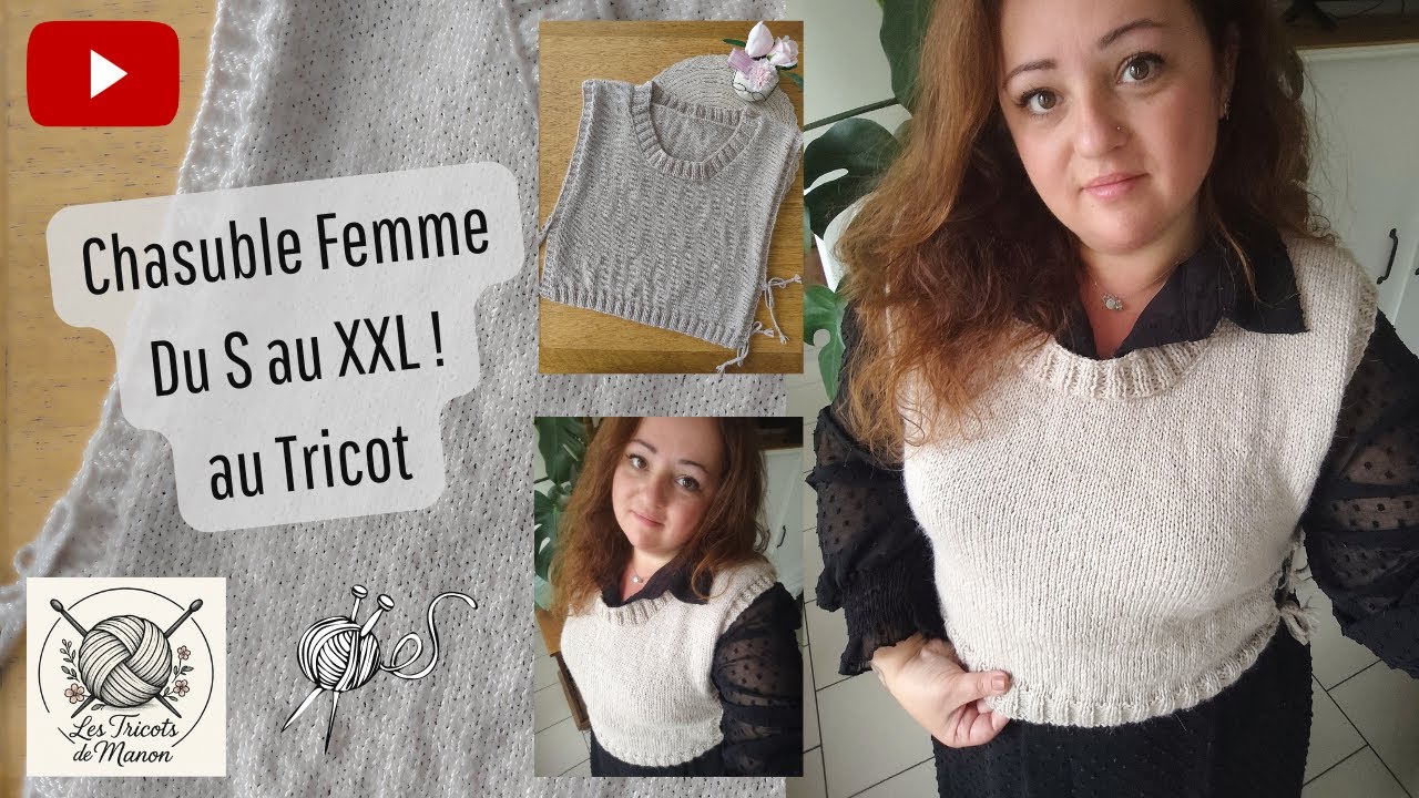 Chasuble Femme au Tricot ‐ Du S au XXL !