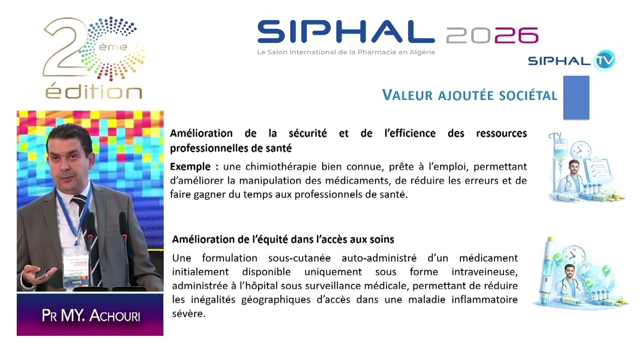 SIPHAL 2026, Value Added Medicines, Pr Achouri, ASPEC