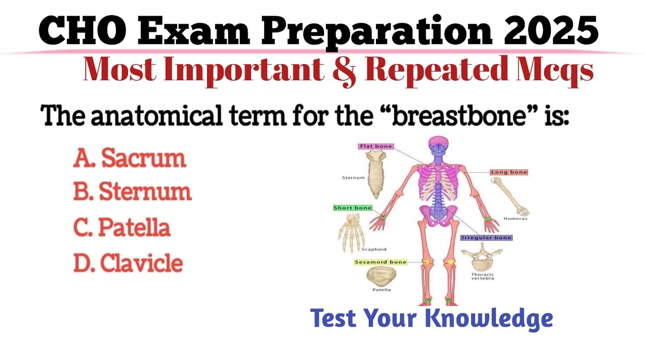 CHO Exam Preparation 2025 | CHO Previous Year Questions | MCQ for cho exam #cho #staff_nurse