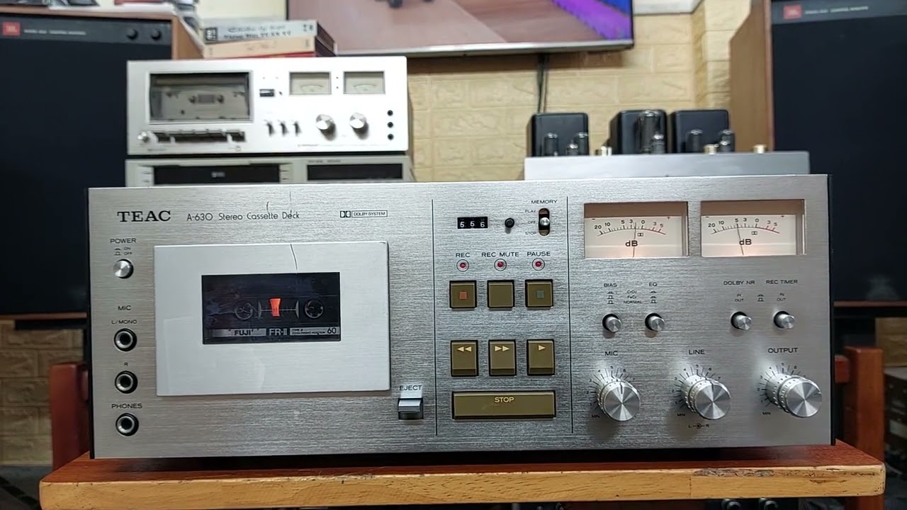 (Bán về Nam Định)Deck TEAC A-630 nặng 11kg, phát và làm Pre chất âm mộc, 2 VU to đẹp 📲0907223269
