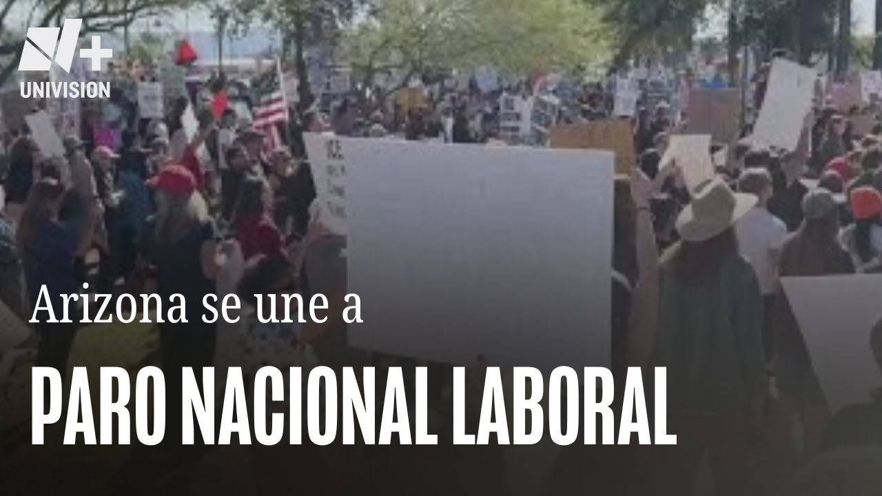 Arizona se une a paro nacional laboral, escolar y comercial: Así se vivió en el Capitolio estatal