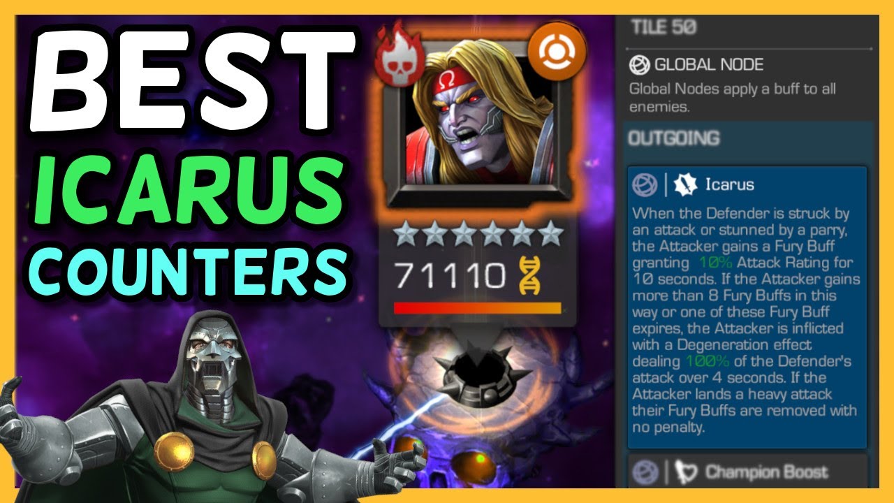 How To Cheese 6.2.3 Icarus Node | Fun Options That Make it Easy | Marvel Contest of Champions