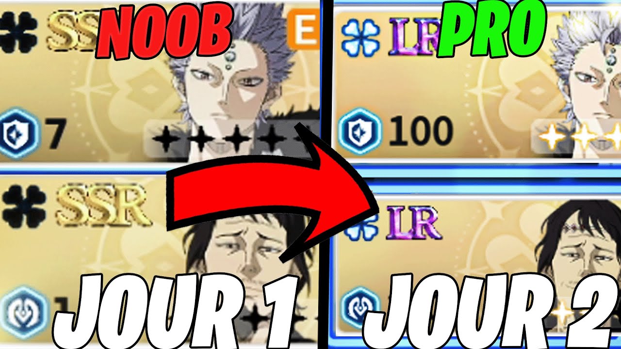 AVOIR DES PERSO LR LEVEL 100 FACILEMENT BLACK CLOVER MOBILE