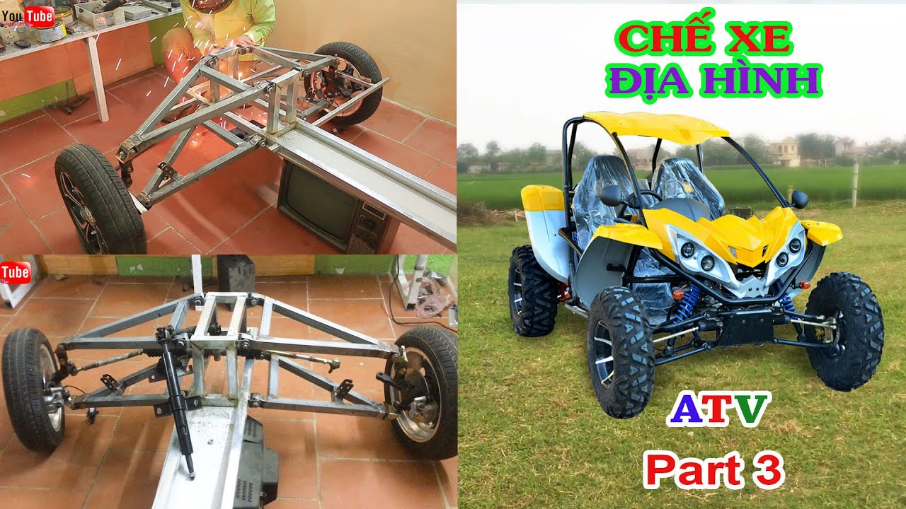Hướng dẫn tự chế xe địa hình 4 bánh F3