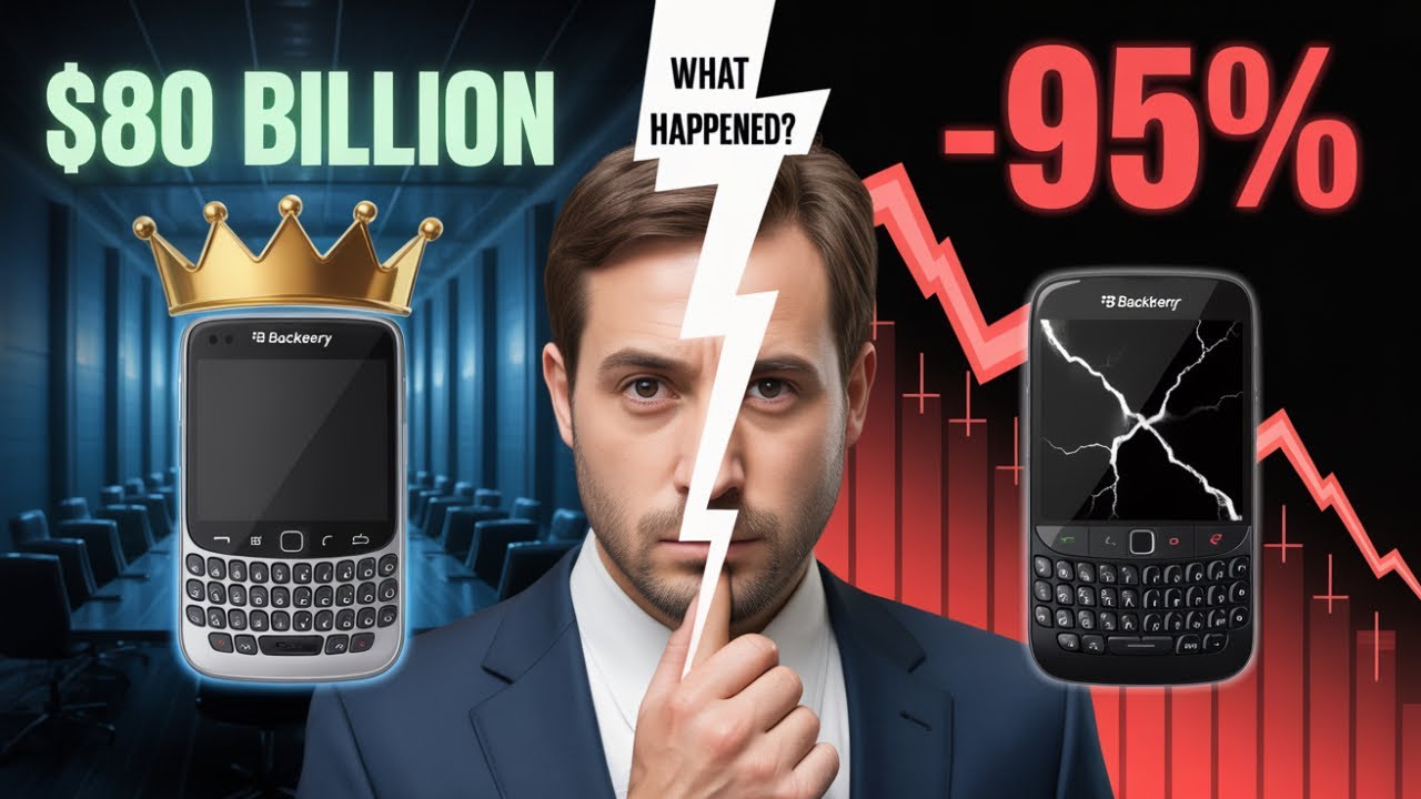 The Rise and Fall of BlackBerry — A Billion-Dollar Lesson in Complacency
