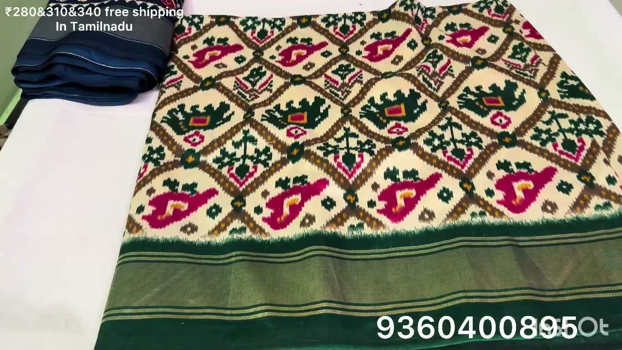 Vipul brand Patola & mixed joint saree collection available (10.3.26)