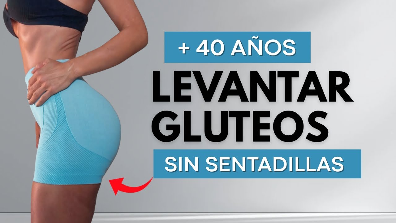 LEVANTA TUS GLÚTEOS CON TOBILLERAS (SIN SENTADILLAS) - Sin impacto | Mujeres mayores +40 años 