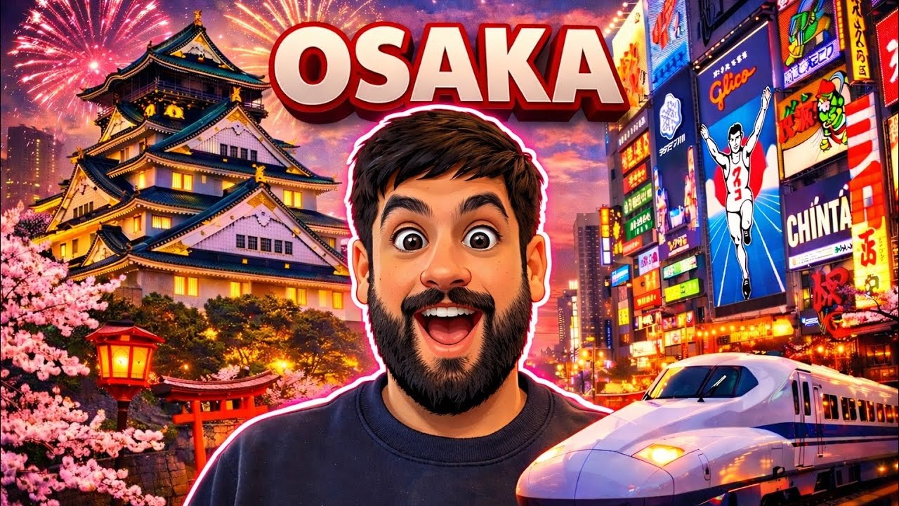 Exploring OSAKA – Japan’s Crazy City! 🚄🌸