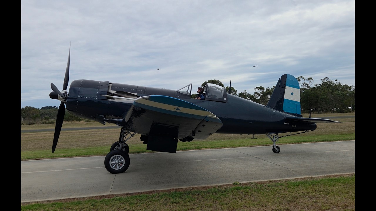 Tyabb Airshow '26: F4U Corsair 5N, Grumman TBM Avenger, Hawker Sea Fury (Wright R-3350 Cyclone) etc.