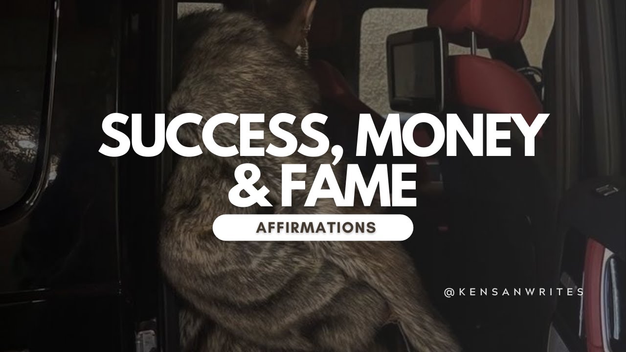 Money & Fame Affirmations: Tap into Alpha Wave Power