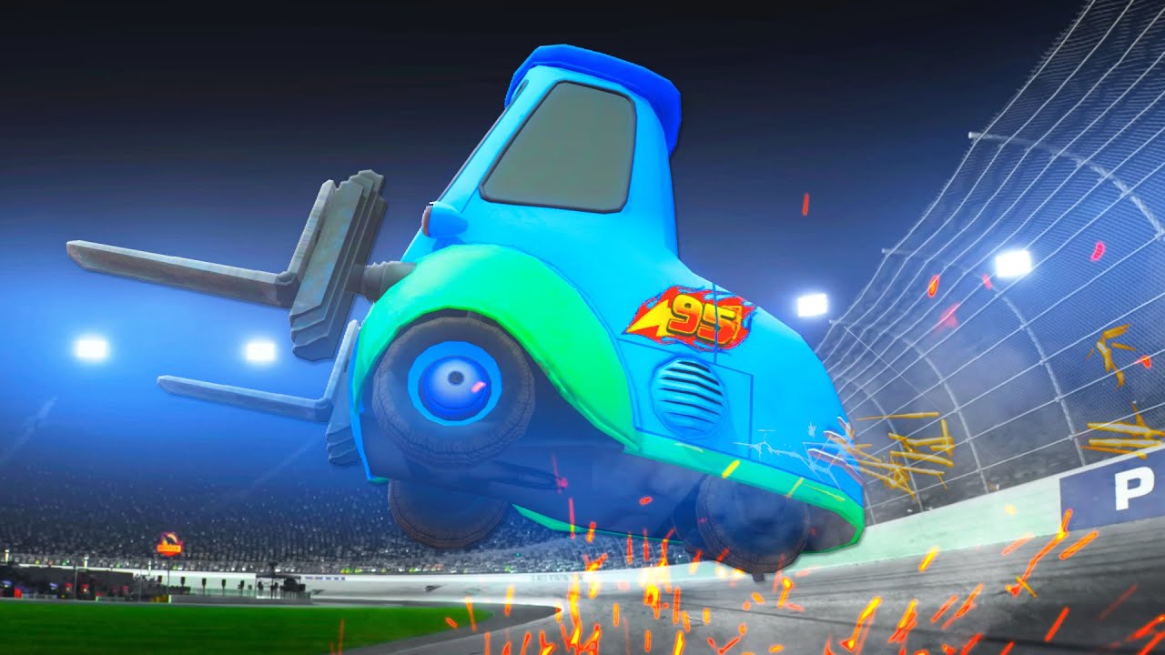 Cars 3 Guido Crash Scene | Post Credits Scene | Pixar Cars 3