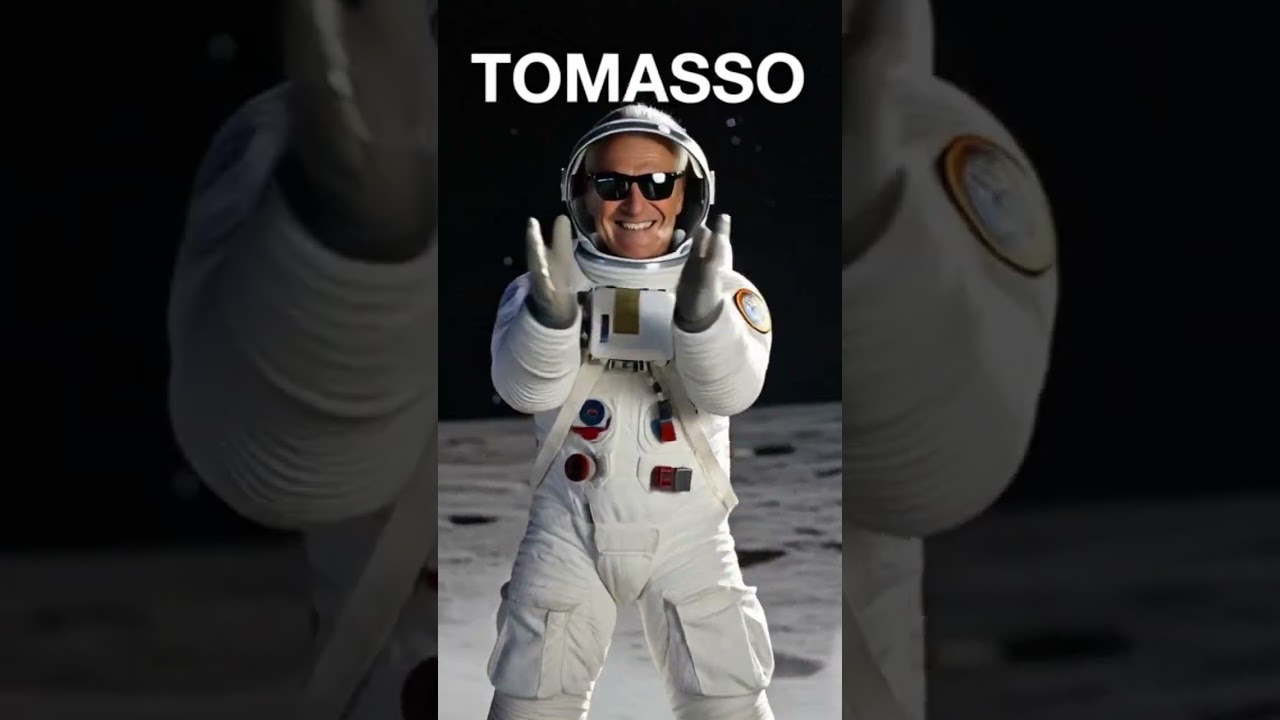 Томассо говорит, что его танцы просто невероятны. Покрутитесь на Луне! #tomassotoosoontoobefamous