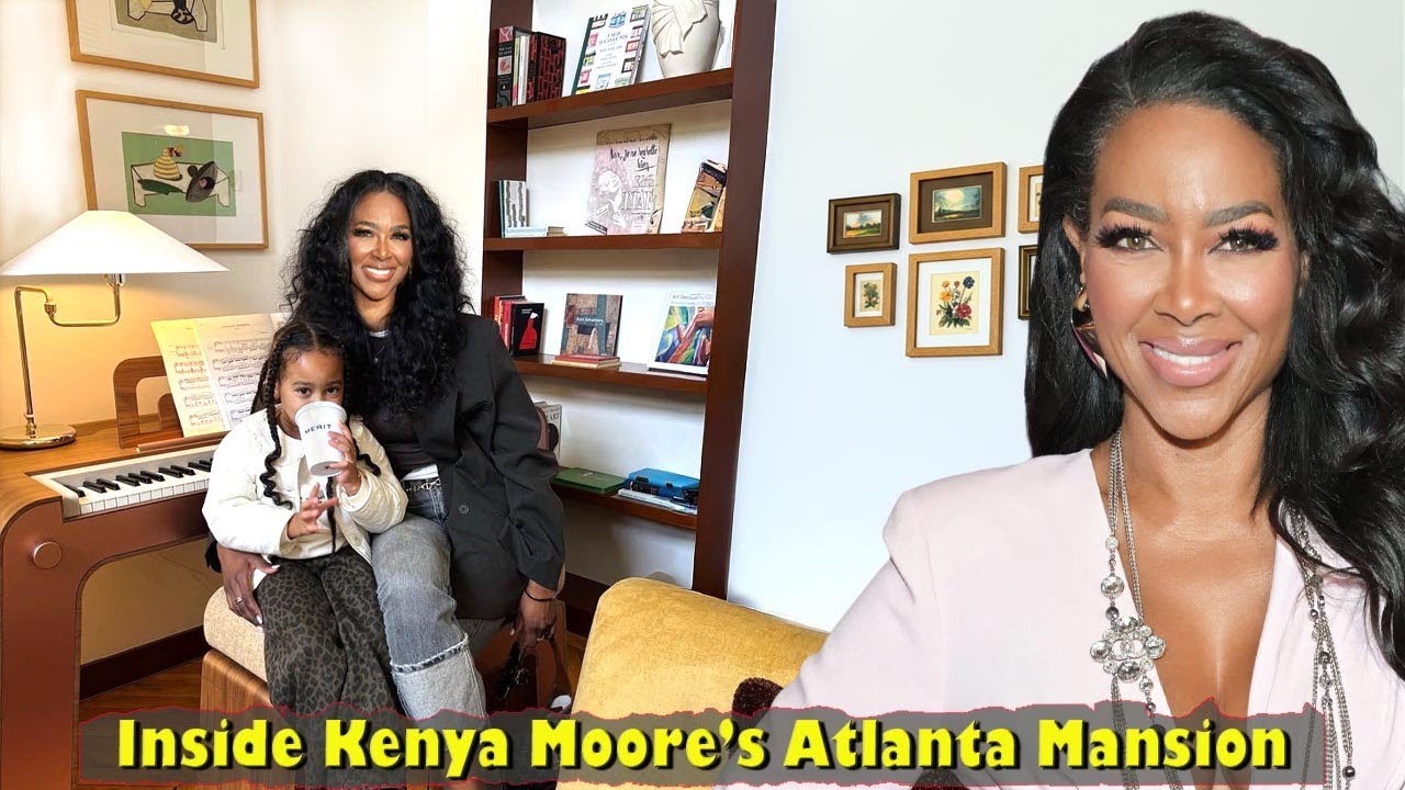 Kenya Moore’s Atlanta Mansion — Glamour, Quiet Wealth and A Bold New Beginning in Her Real Life
