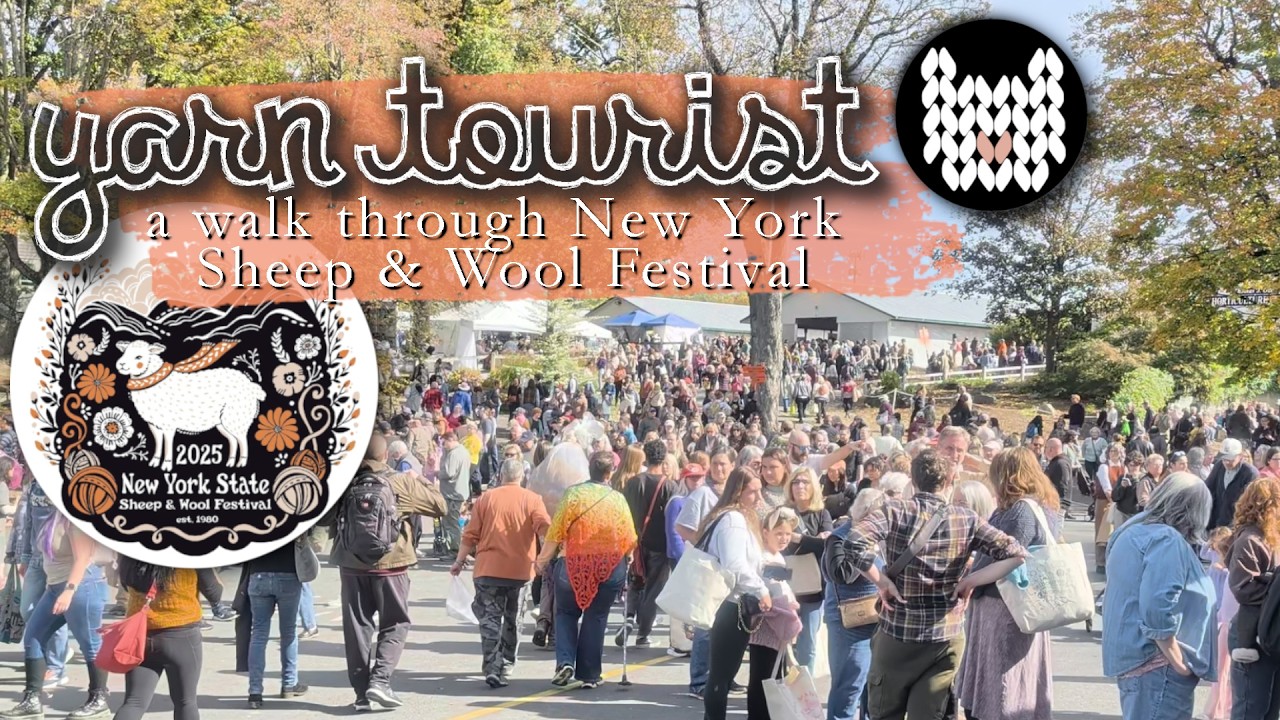 NYS Sheep & Wool Festival - Rhinebeck 2025 walkthrough, Immersive New York Autumn Ambience POV Yarn