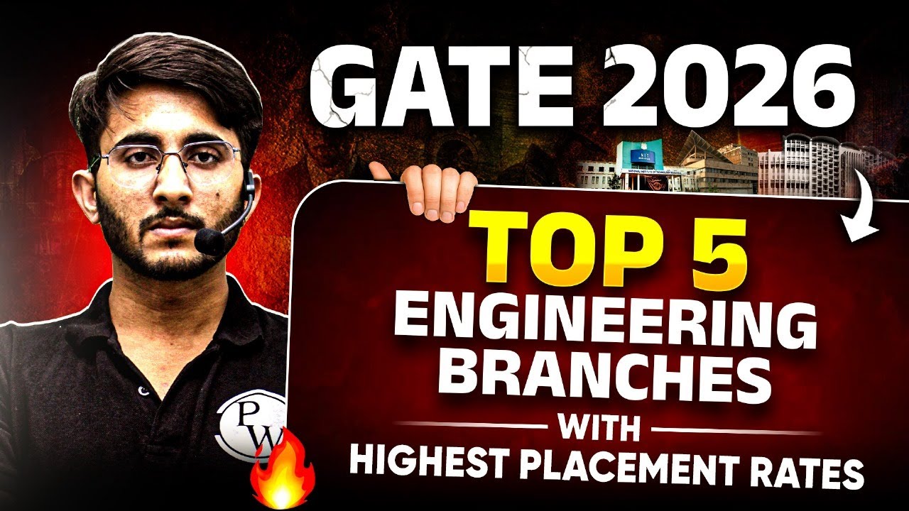 GATE 2026: Top 5 Engineering Branches with Highest Placement Rates