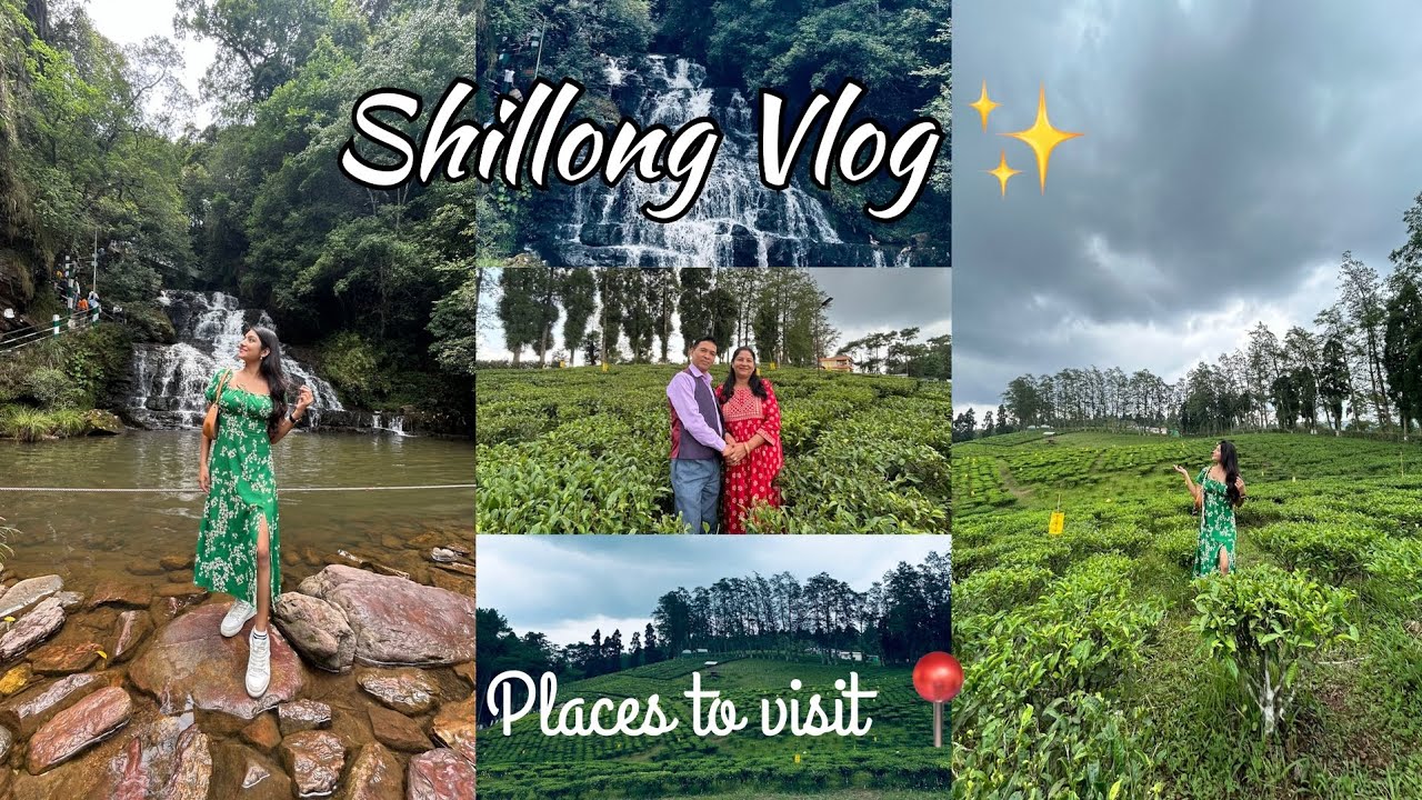 SHILLONG- MEGHALAYA | Elephant Falls, Ward’s lake , Tea garden |  Shillong tour 😍| Deepika Dumrey