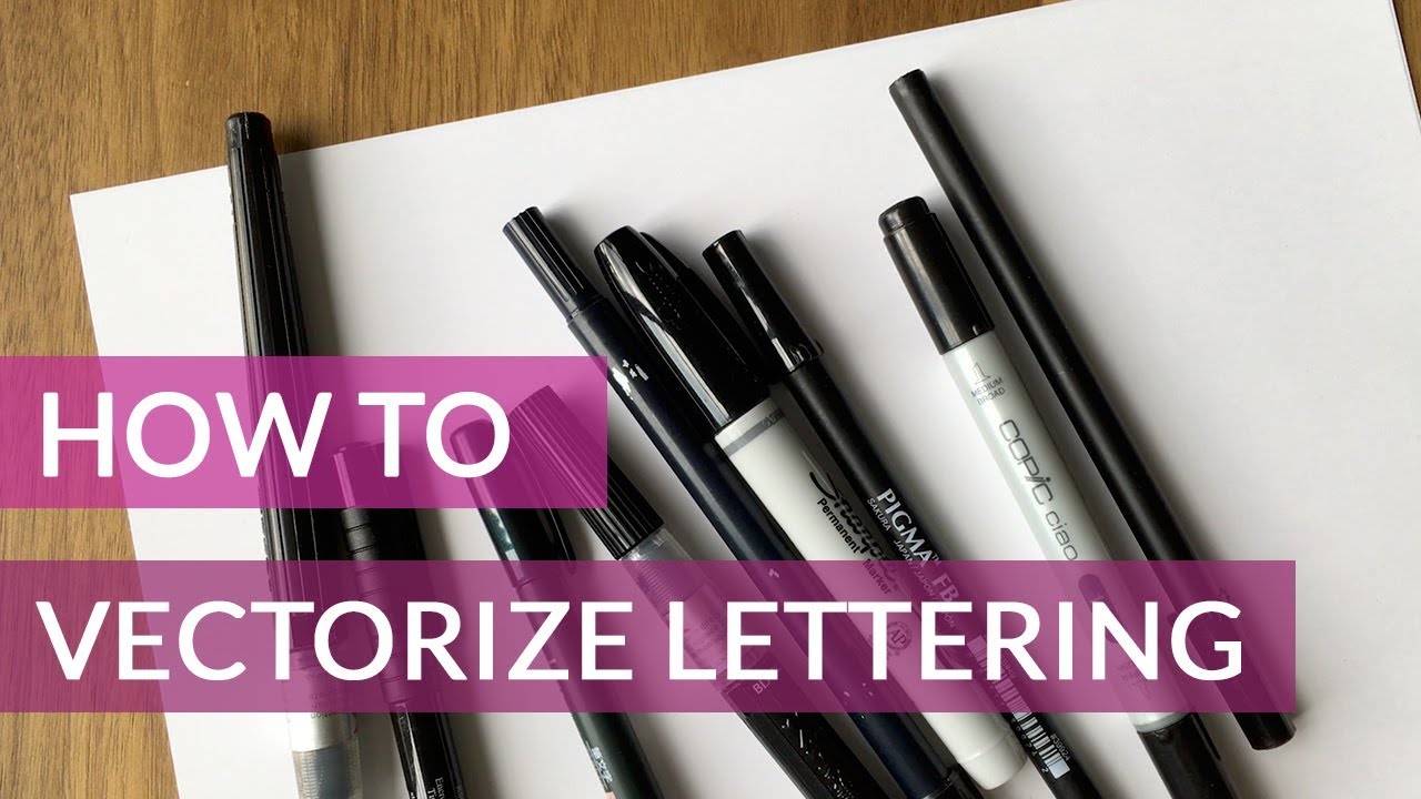 How to Vectorize Hand Lettering in Illustrator