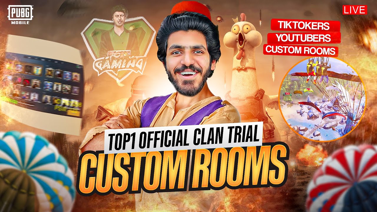 READY TO INTRODUCE NEW TALENT THROUGH TOP1 CLAN TRIALS 😎OLD BEST EVENT CUSTOM ROOMS🔥