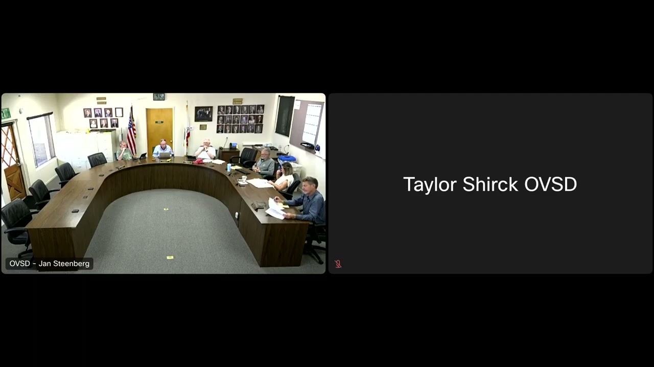 OVSD - Personnel Committee Meeting - July 24th, 2025
