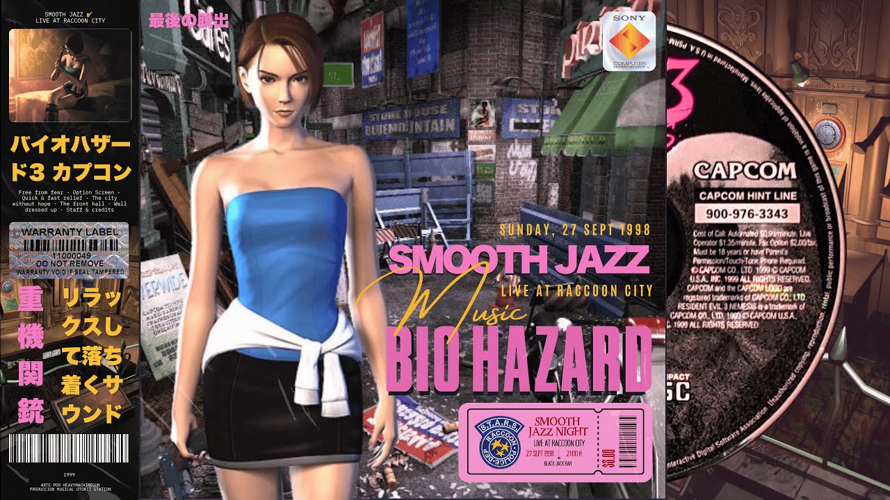 Smooth Jazz 🎷 Live at Raccoon City | Resident Evil 3 🩸