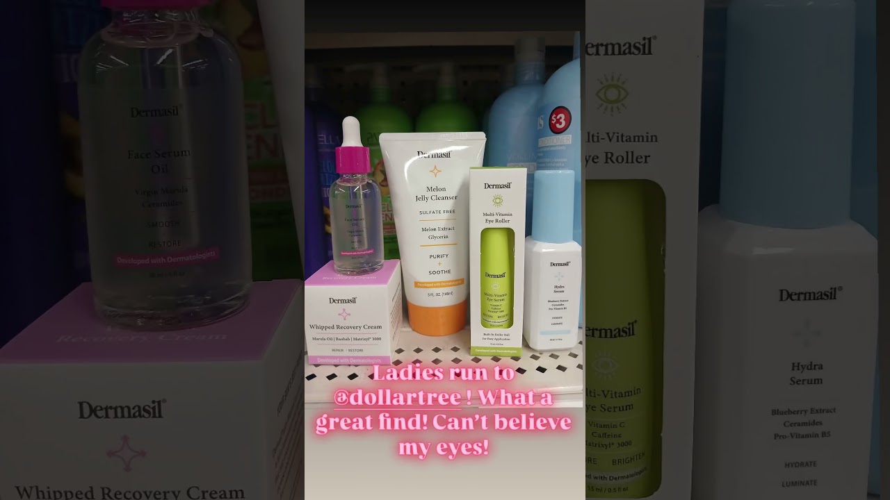 Ladies run to @dollartree the new Dermasil collection! #skincare #greatfinds #dollartreecommunity