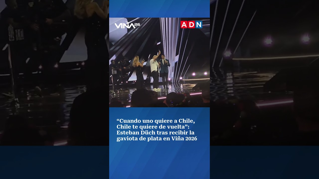 &ldquo;Cuando uno quiere a Chile...&rdquo;: Esteban D&uuml;ch tras recibir la gaviota de plata en Vi&ntilde;a 2026