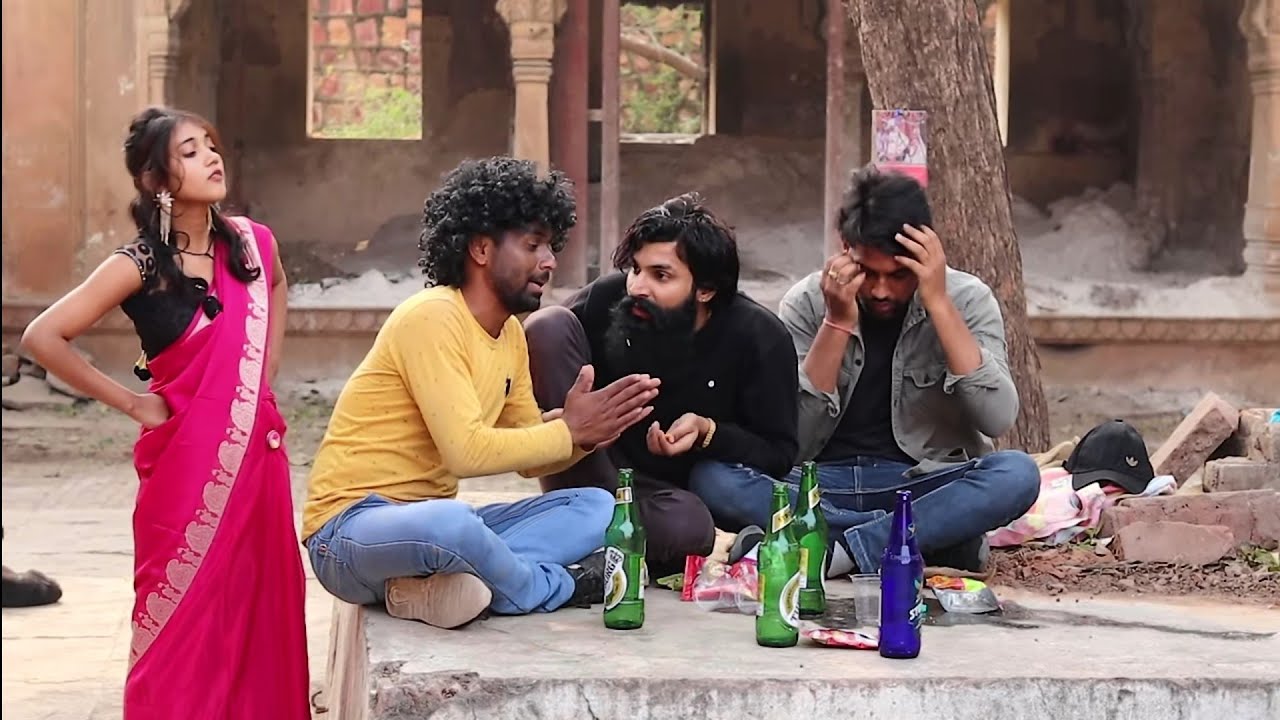 बीवी की बुराई।।पत्नी ने बनाई रेल।।Tunda comedy||hurrrh
