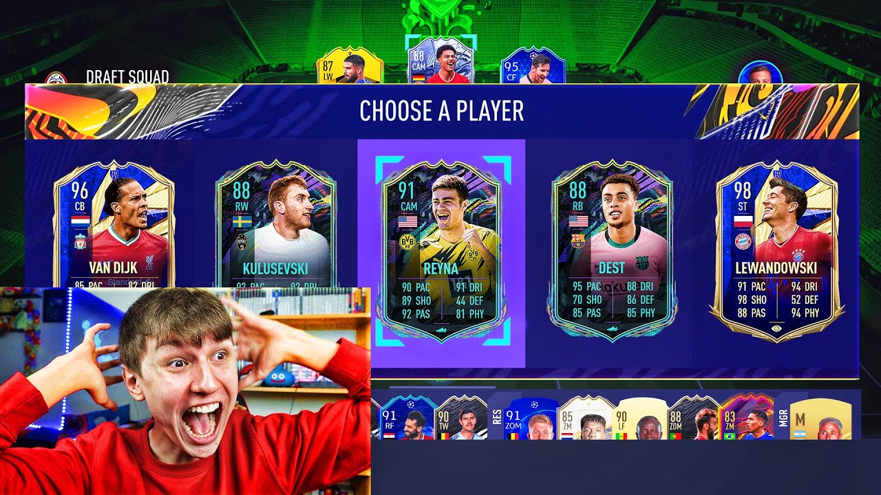 FULL FUTURE STARS 190 FUT DRAFT!! - FIFA 21