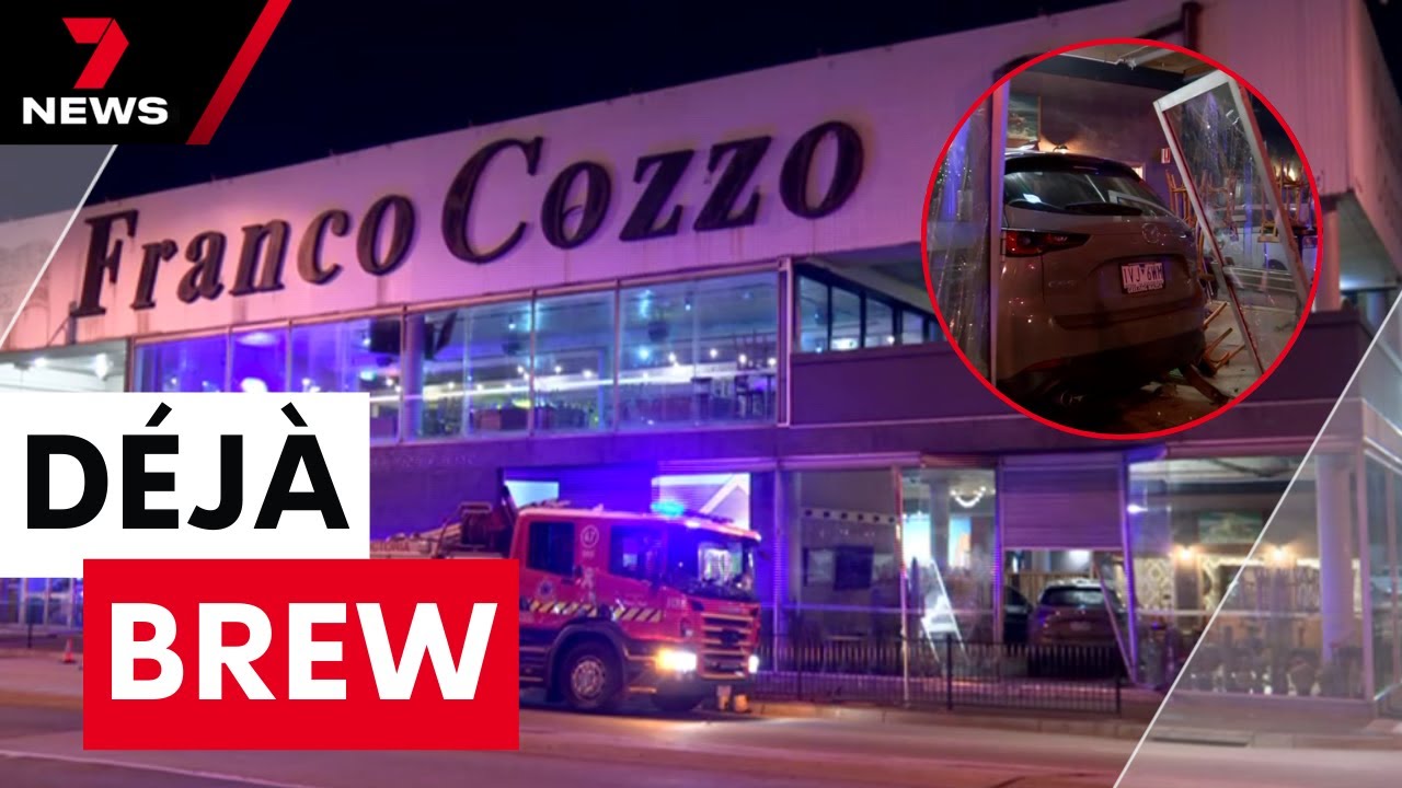 Destructive ram raid on western suburbs landmark hits brewery hard | 7 News Australia
