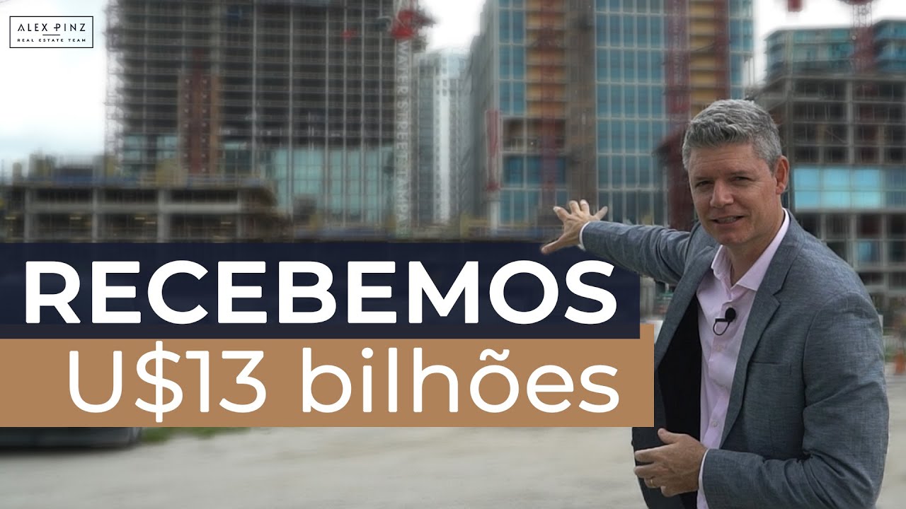 MAIS DE 13 BILHOES DE INVESTIMENTO VINDO PARA TAMPA BAY USA