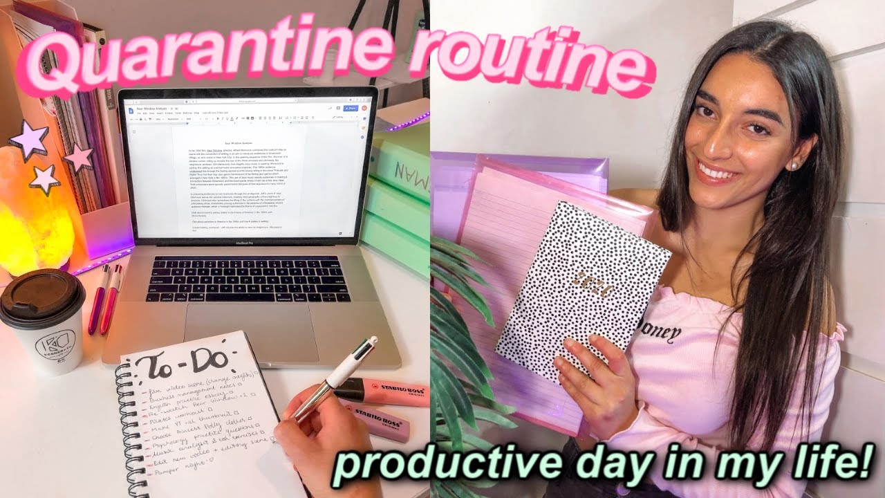 Quarantine Routine // a productive day in my life! (THRIVE during quarantine!)