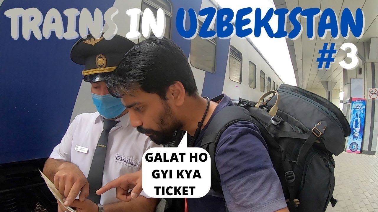 HOW is 2ND CLASS Sitting Train TRAVEL in UZBEKISTAN 🇺🇿?