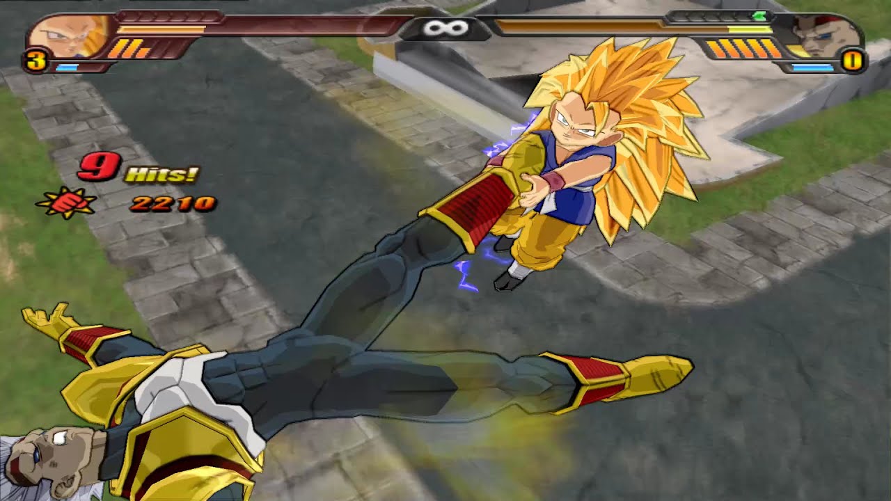 GOKU (GT) VS BABY VEGETA (COM VS COM) - Dragon Ball Z Budokai Tenkaichi 3